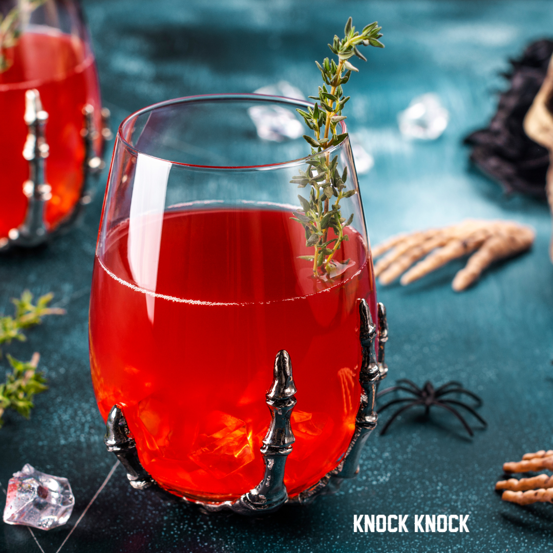 Cócteles de Halloween hechos con vino